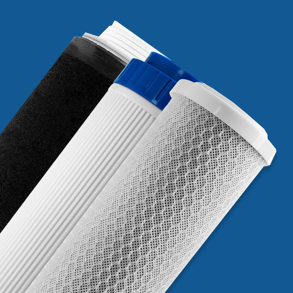 Cartouches de filtration, membranes d'osmose, lampes UV